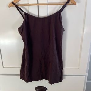 Brown tank top